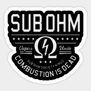 I Vape Therefore Ohm Sticker